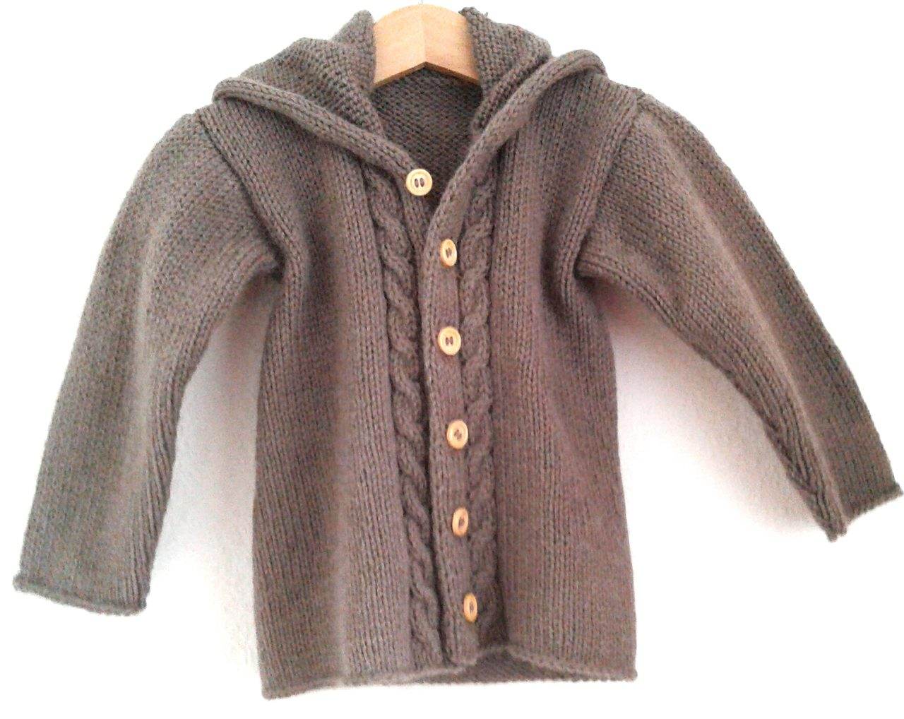 Strickjacke Baby Braun Größe 80/86 12-18 month - Shop Pekusch