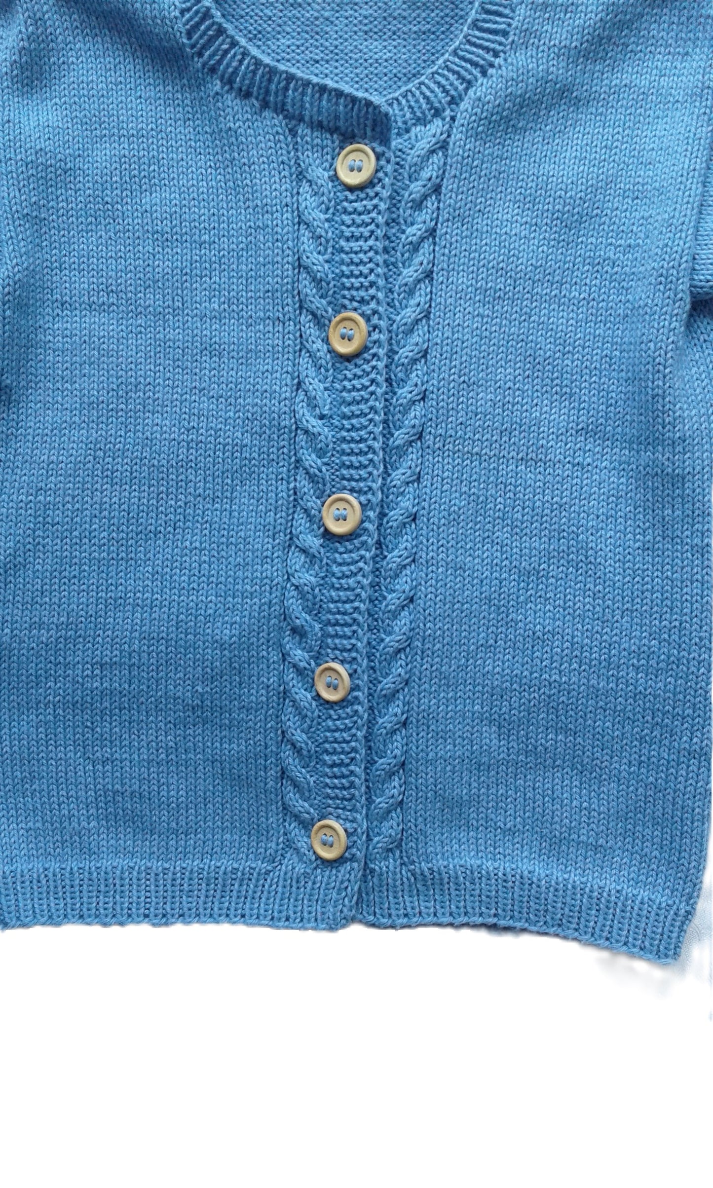 Strickjacke in Blau und Größe 98/104 3 jahre - Shop Pekusch