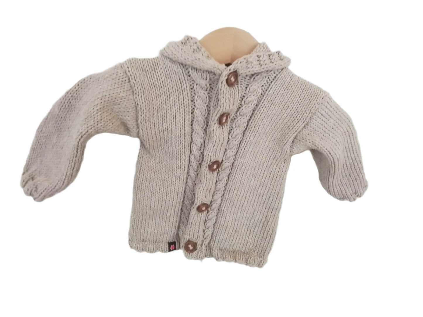 Strickjacke Baby Beige Größe 62/68 3-6 month - Shop Pekusch