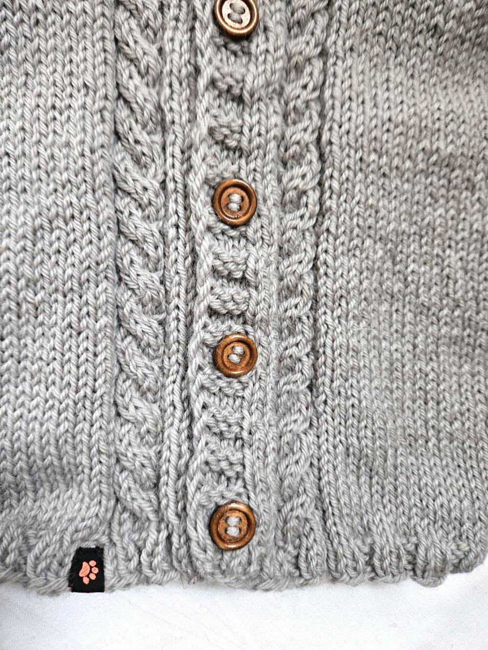 Strickjacke Kinder Beige Größe 92/98 2-3 years - Shop Pekusch