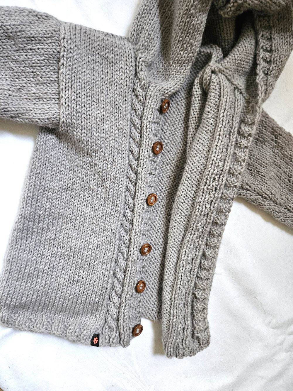 Strickjacke Kinder Beige Größe 92/98 2-3 years - Shop Pekusch