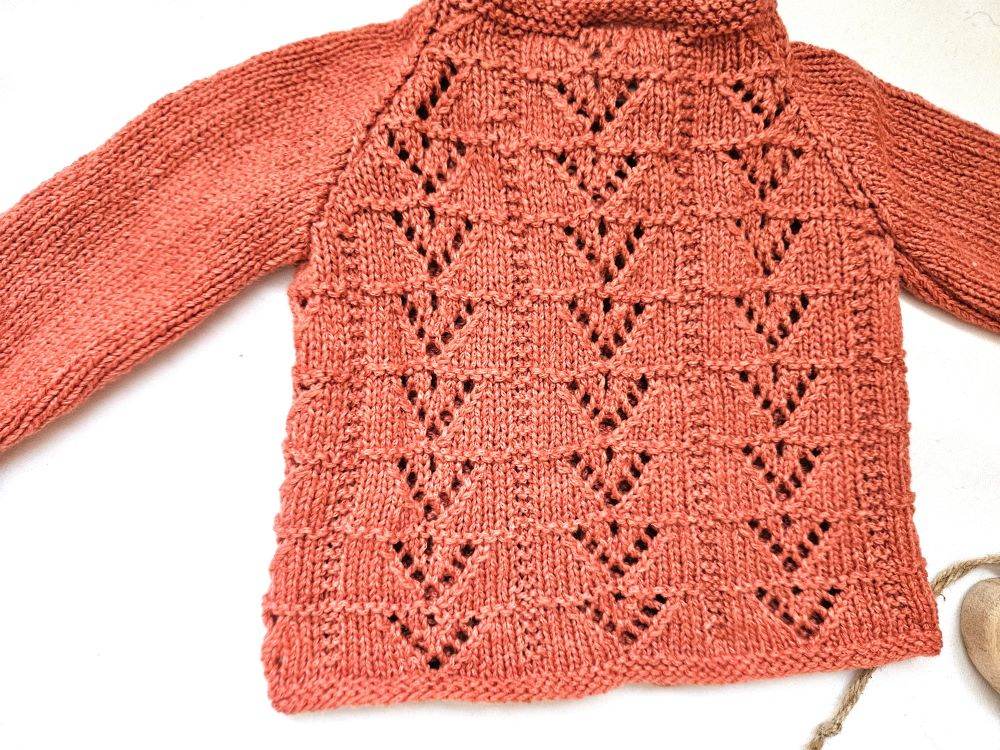 Baby Strickjacke Tomatenrot in Größe 68/74 7-9 Month - Shop Pekusch