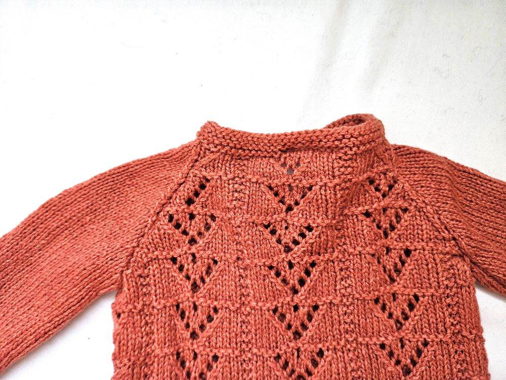 Baby Strickjacke Tomatenrot in Größe 68/74 7-9 Month - Shop Pekusch