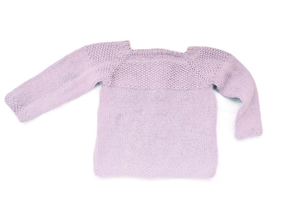 Strickjacke Baby in Rosa und der Größe 74/80 10-12 month - Shop Pekusch