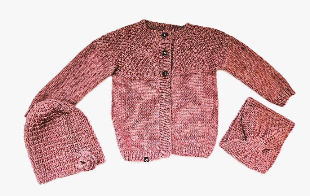 Steckschal in Blush für das Alter 1-3 Jahre - Shop Pekusch