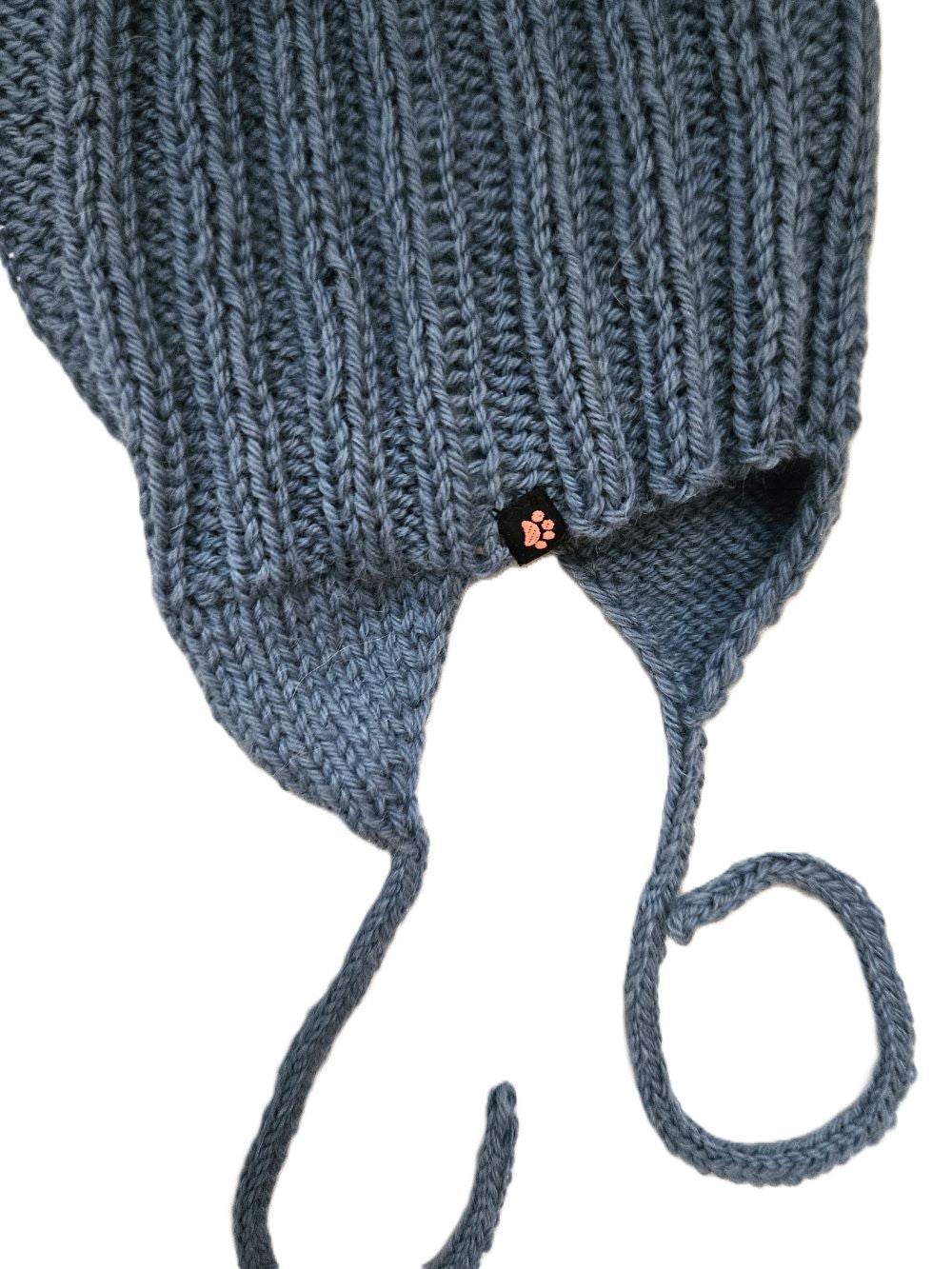 Bio Merino Mütze in Blau für das Alter 1-3 Jahre - Shop Pekusch
