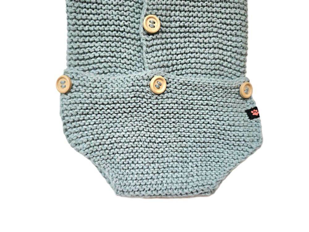 Strampler Baby Seegrün Größe 50/56 0-3 month - Shop Pekusch