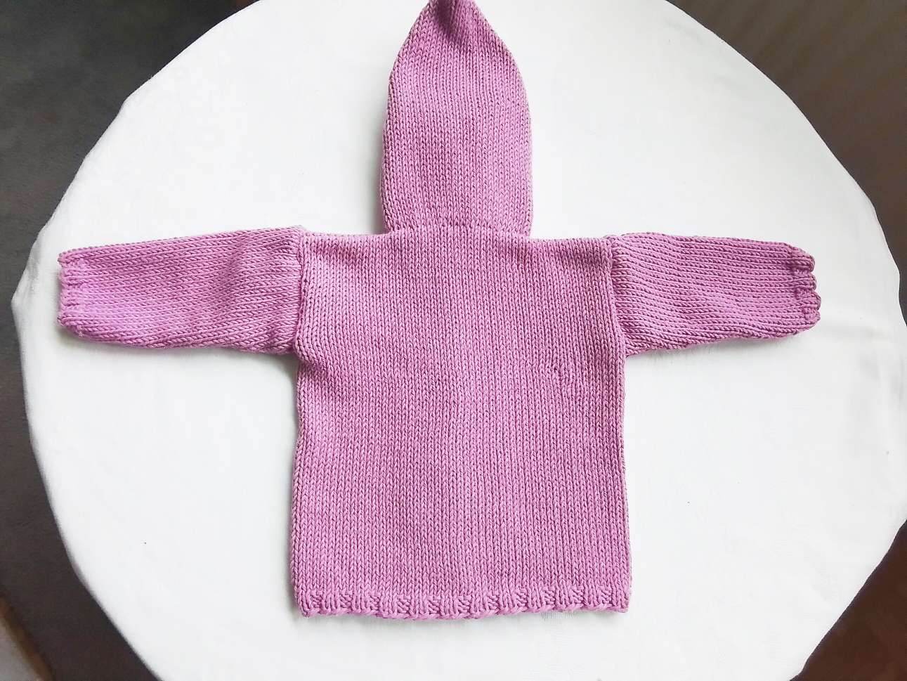 Strickjacke Baby Helllila Größe 62/68 3-6 month - Shop Pekusch