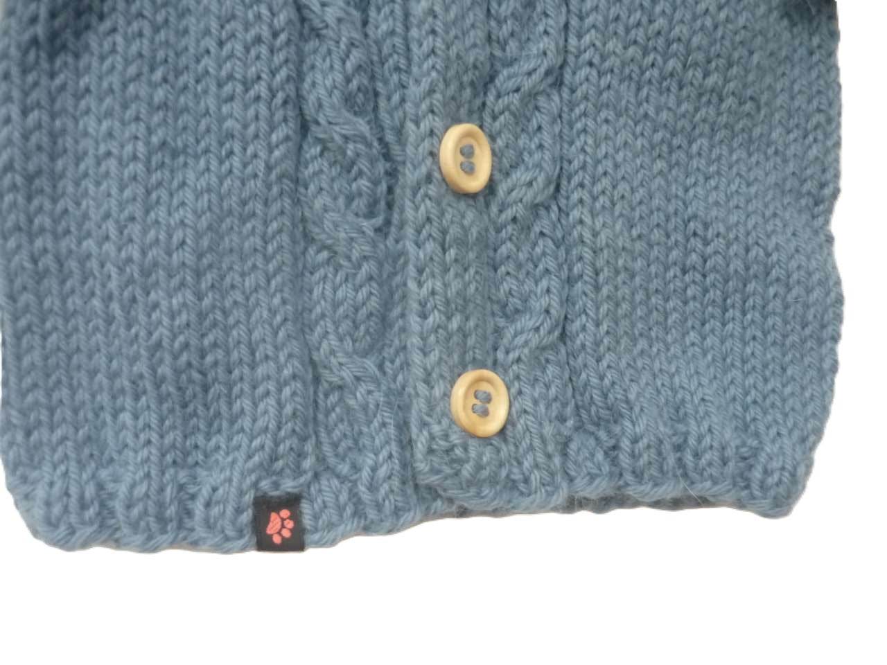 Strickjacke Kinder Blau Größe 98/104 3 years - Shop Pekusch