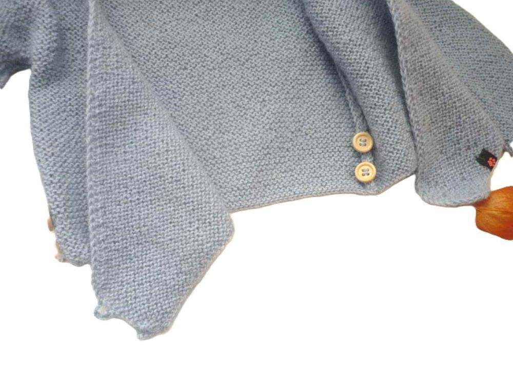 Wickeljacke Baby Hellblau Größe 50/56 0-3 month und 62/68 3-6 month - Shop Pekusch