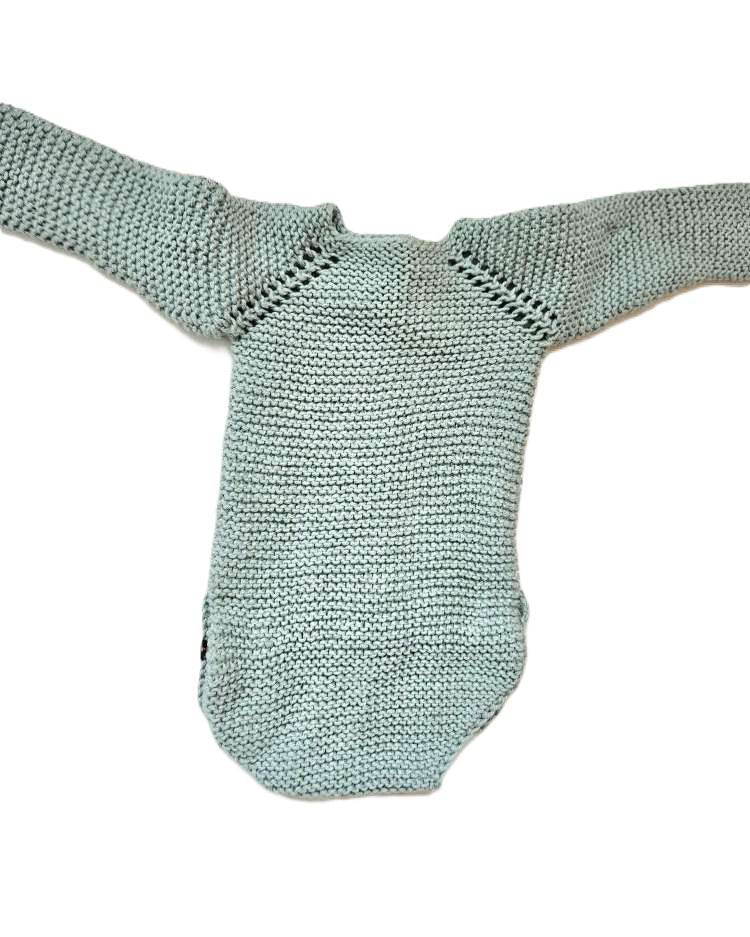 Strampler Baby Seegrün Größe 50/56 0-3 month - Shop Pekusch