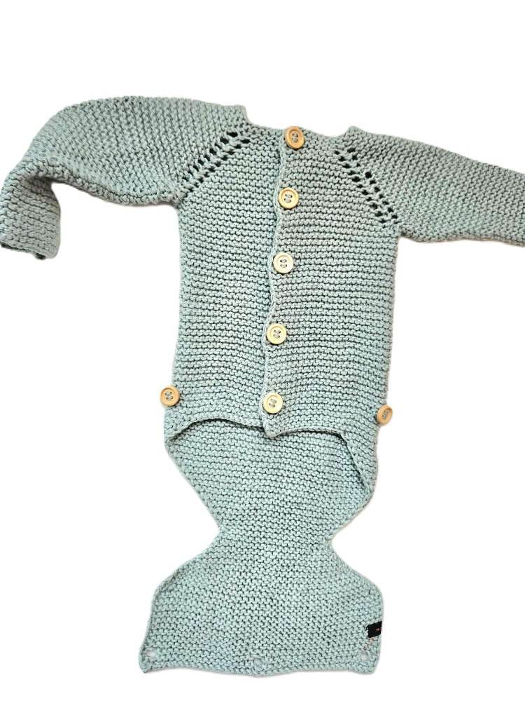 Strampler Baby Seegrün Größe 50/56 0-3 month - Shop Pekusch