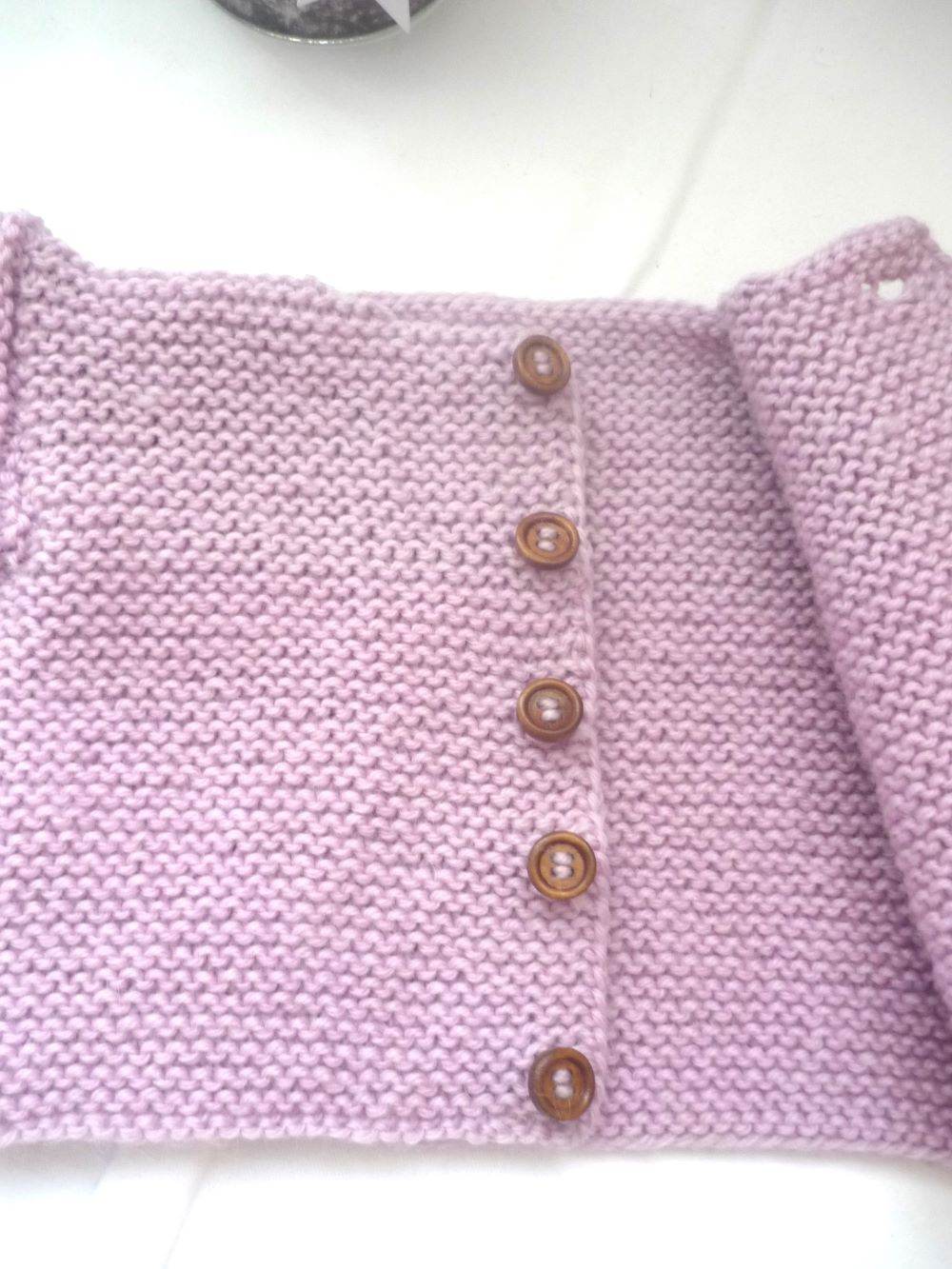 Baby Strickjacke Rosa in Größe 62/68 - Shop Pekusch