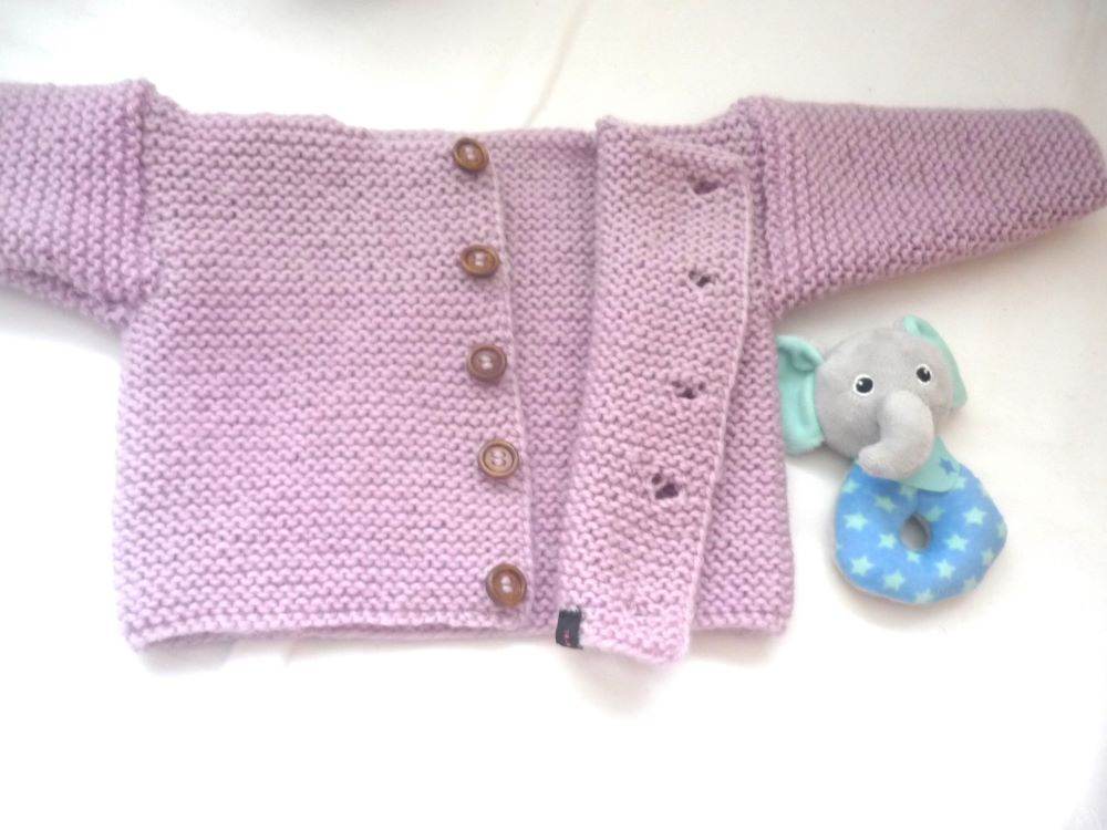 Baby Strickjacke Rosa in Größe 62/68 - Shop Pekusch