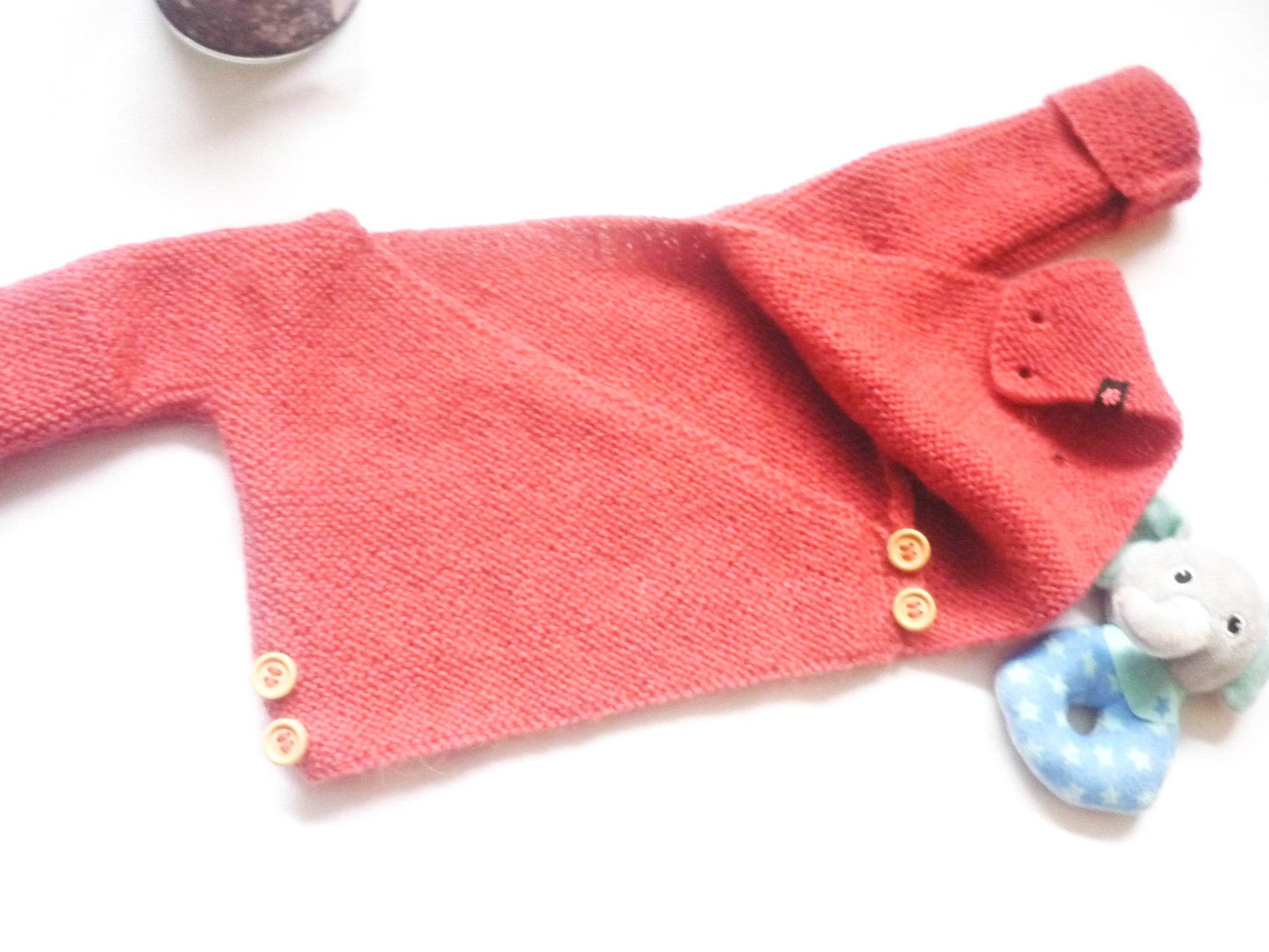 Wickeljacke Baby Koralle Größe 62/68 3-6 month - Shop Pekusch