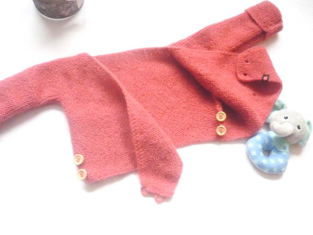 Wickeljacke Baby Koralle Größe 62/68 3-6 month - Shop Pekusch