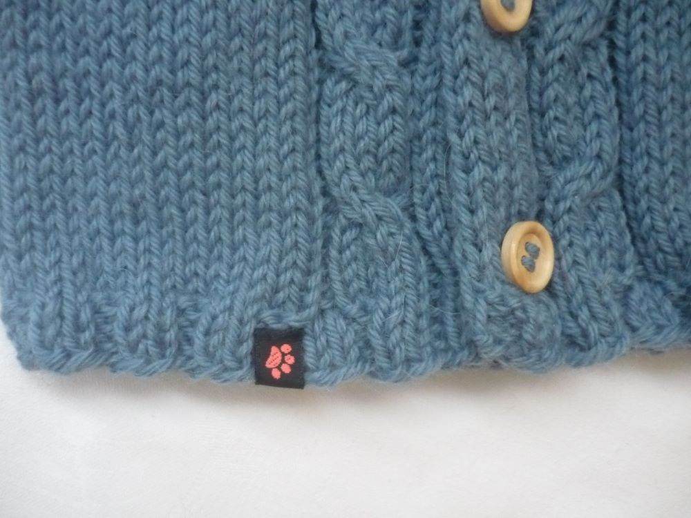 Strickjacke Baby Blau Größe 80/86 12-18 month - Shop Pekusch