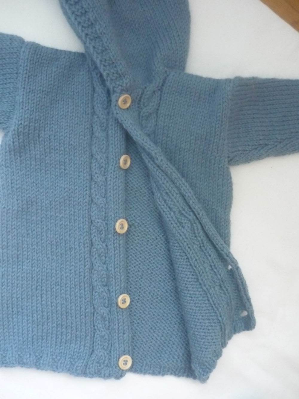 Strickjacke Baby Blau Größe 80/86 12-18 month - Shop Pekusch