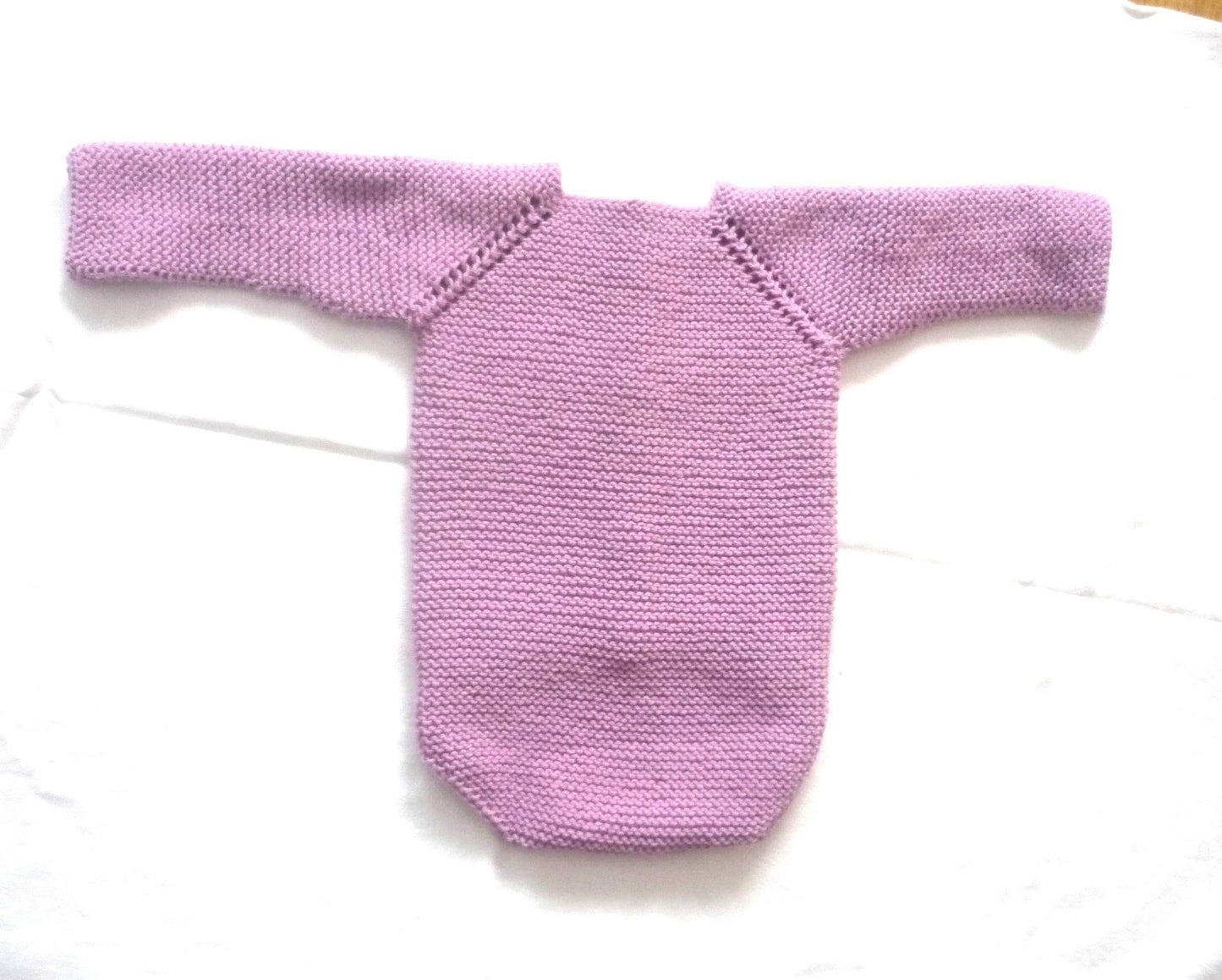 Strampler Baby Flieder Größe 62/68 3-6 month - Shop Pekusch