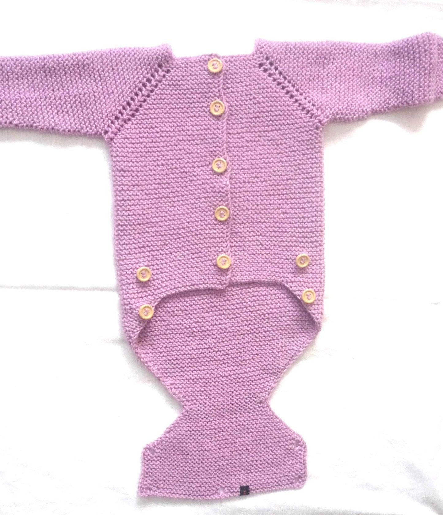 Strampler Baby Flieder Größe 62/68 3-6 month - Shop Pekusch