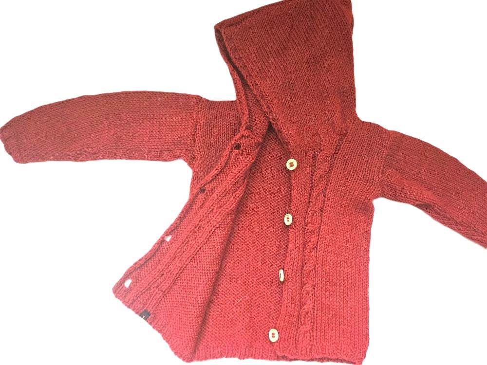 Strickjacke Baby Rot Größe 80/86 12-18 month - Shop Pekusch