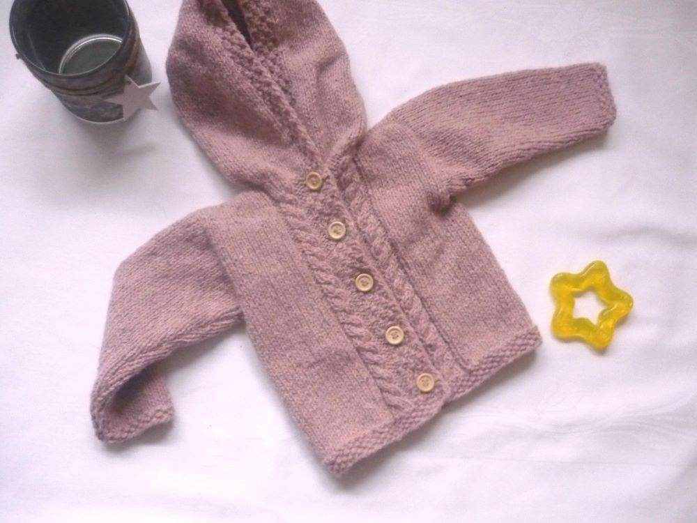 Strickjacke Baby Rosa Größe 62/68 3-6 month - Shop Pekusch