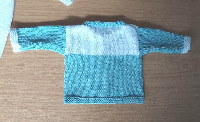 Set Baby Weiß/Mint Größe 62/68 6-9 month - Shop Pekusch