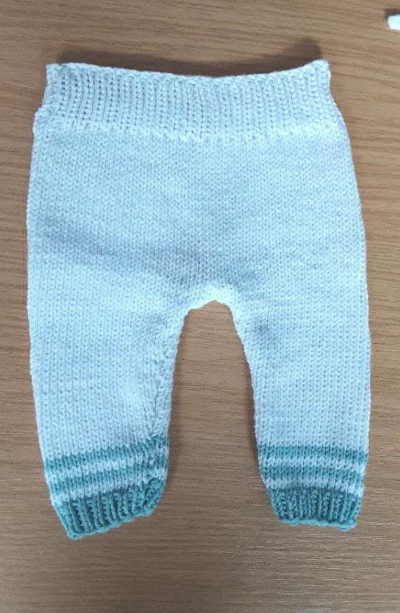 Set Baby Weiß/Mint Größe 62/68 6-9 month - Shop Pekusch