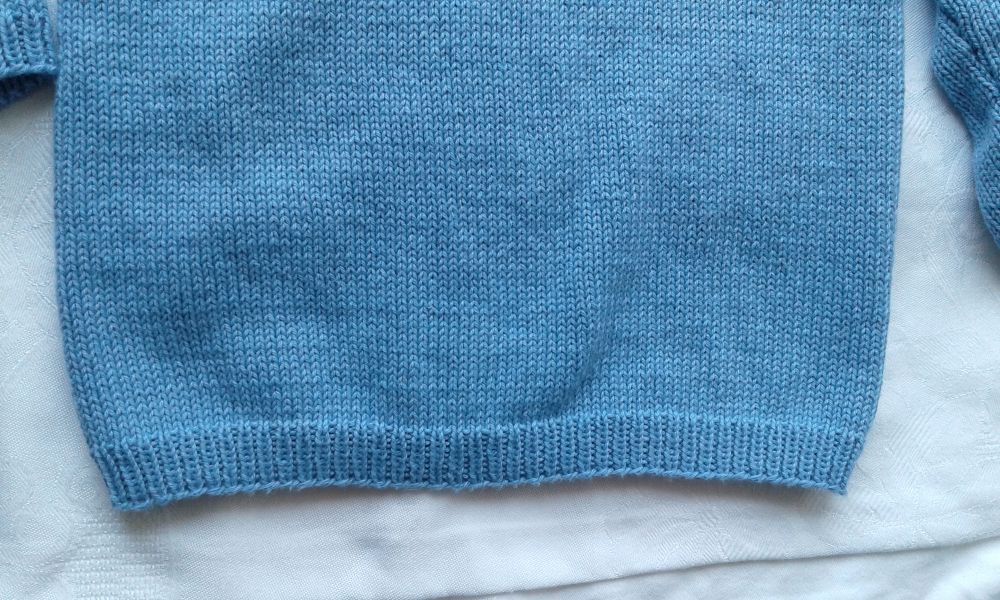 Strickjacke in Blau und Größe 98/104  3 jahre - Shop Pekusch