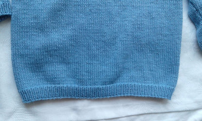 Strickjacke in Blau und Größe 98/104  3 jahre - Shop Pekusch