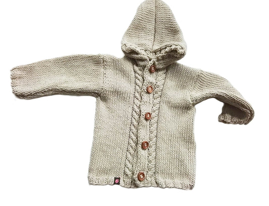 Strickjacke Baby Beige Größe 62/68 3-6 month - Shop Pekusch