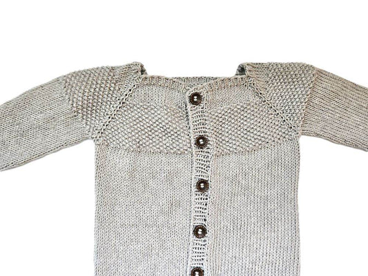 Strickjacke Baby Beige Größe 80/86 - Shop Pekusch