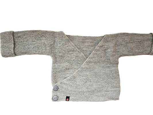 Wickeljacke Baby Hellgrau Größe 62/68 3-6 month