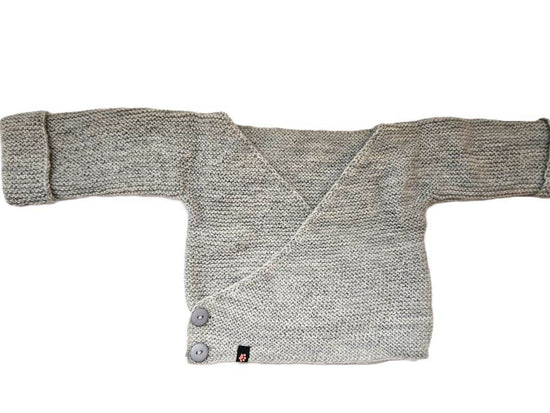 Wickeljacke Baby Hellgrau Größe 62/68 3-6 month