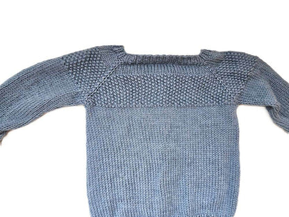 Strickjacke Baby in Blau und der Größe 74/80 10-12 Month - Shop Pekusch