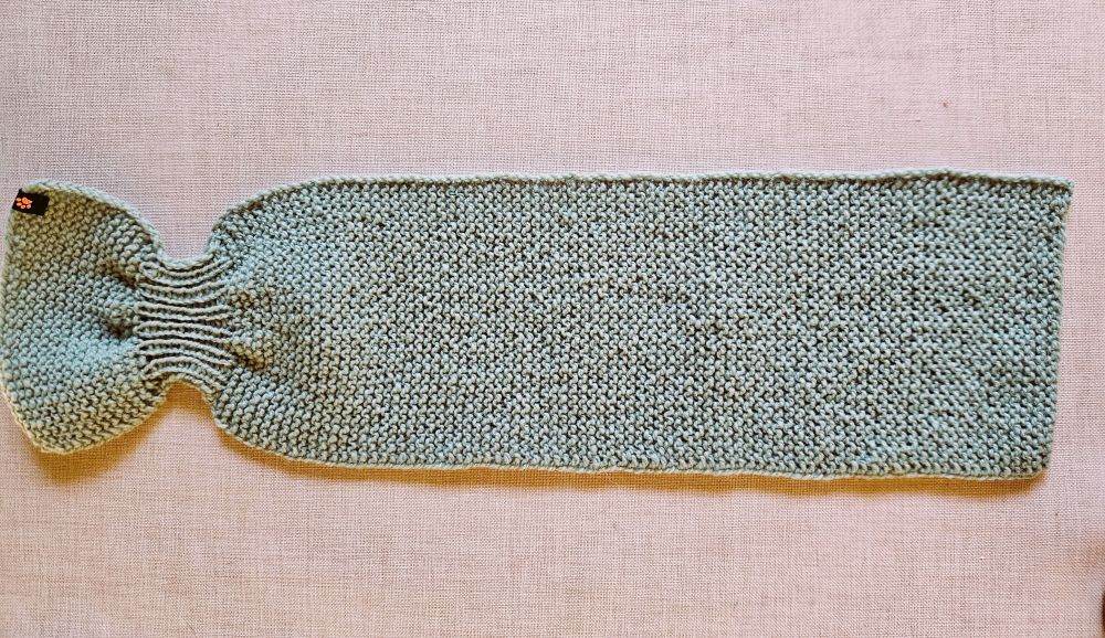 Steckschal Bio in Pastellblau für das Alter 1 - 3 Jahre - Shop Pekusch