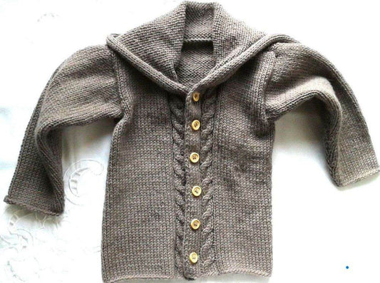 Strickjacke Baby Braun Größe 80/86 12-18 month - Shop Pekusch