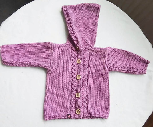 Strickjacke Baby Helllila Größe 62/68 3-6 month - Shop Pekusch
