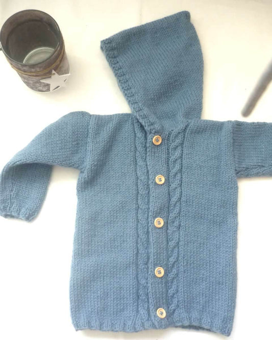 Strickjacke Baby Blau Größe 80/86 12-18 month - Shop Pekusch