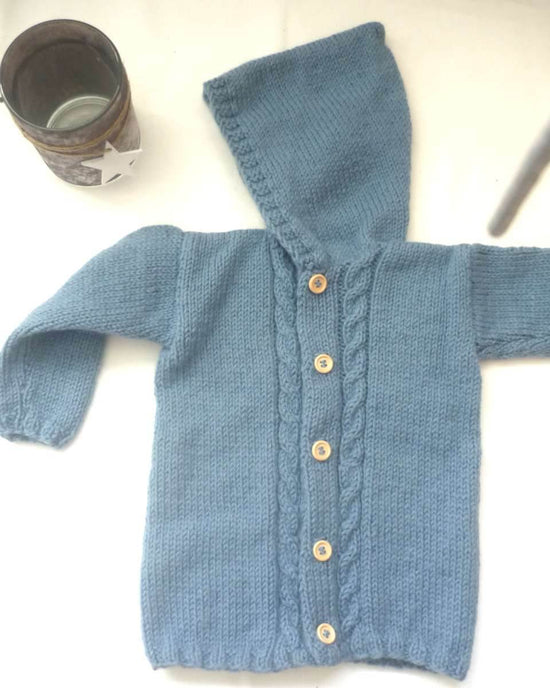 Strickjacke Baby Blau Größe 80/86 12-18 month - Shop Pekusch