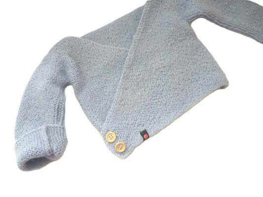 Wickeljacke Baby Hellblau Größe 50/56 0-3 month und 62/68 3-6 month - Shop Pekusch