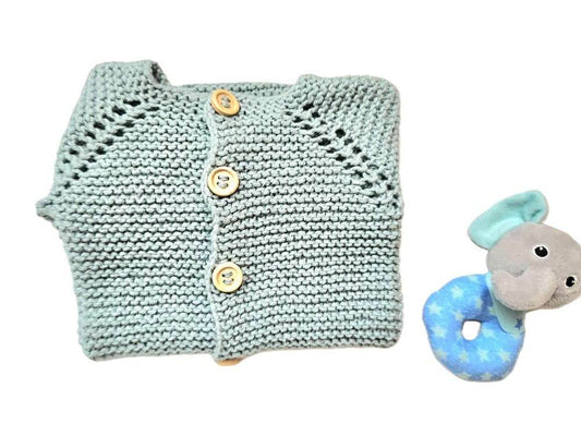 Strampler Baby Seegrün Größe 50/56 0-3 month - Shop Pekusch