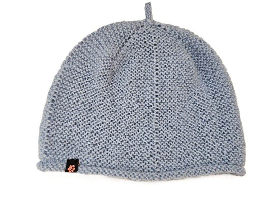 Baby Mütze Alpaka Hellblau für 3-9 Monate oder 40 cm Kopfumfang - Shop Pekusch