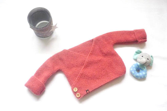 Wickeljacke Baby Koralle Größe 62/68 3-6 month - Shop Pekusch