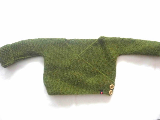 Wickeljacke Baby Grasgrün Größe 62/68 3-6 month - Shop Pekusch