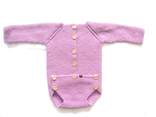 Strampler Baby Flieder Größe 62/68 3-6 month - Shop Pekusch