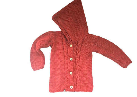 Strickjacke Baby Rot Größe 80/86 12-18 month - Shop Pekusch