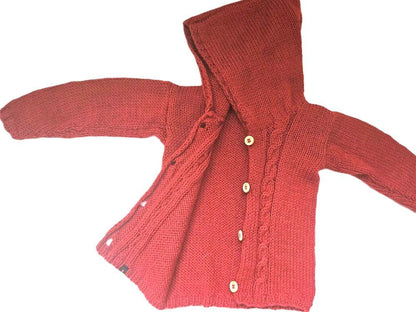 Strickjacke Baby Rot Größe 80/86 12-18 month - Shop Pekusch