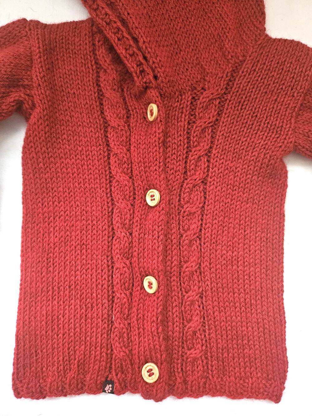 Strickjacke Baby Rot Größe 80/86 12-18 month - Shop Pekusch