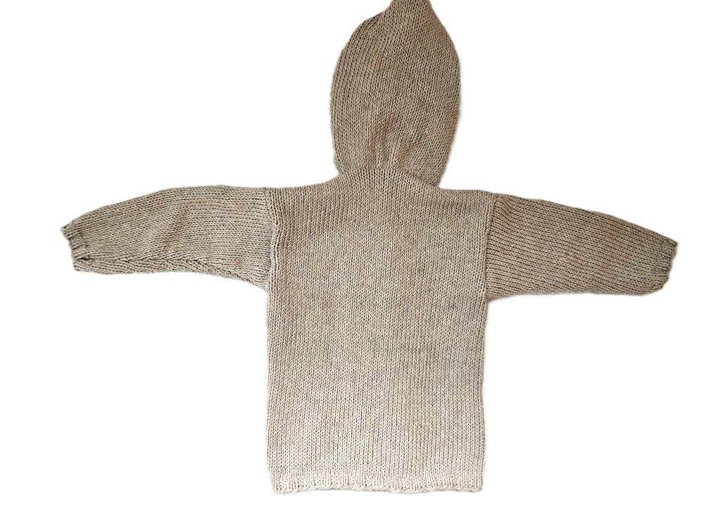 Baby Strickjacke Beige Größe 86/92 18-24 Monate - Shop Pekusch